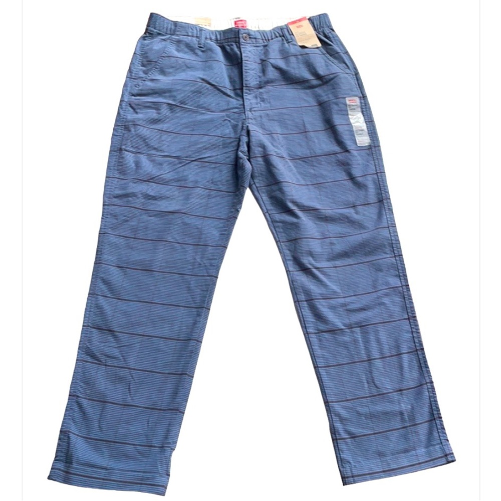 Levi's XX Chino EZ Taper Regular Fit Blue Plaid Pants Men’s size large